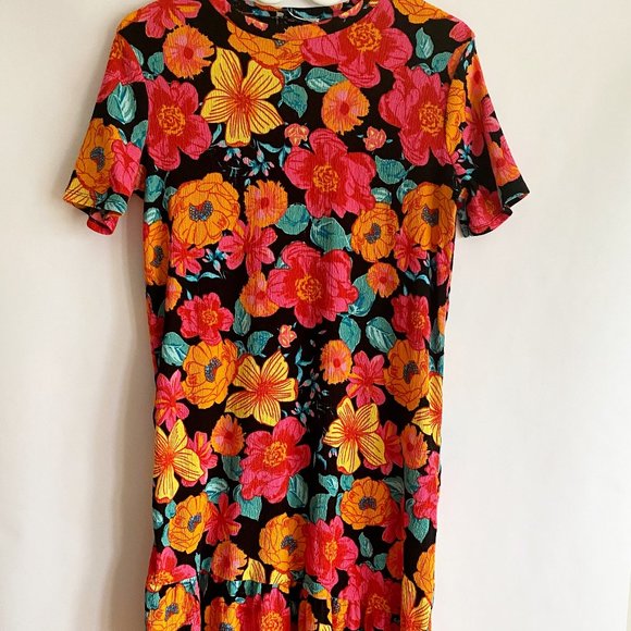 Zara Short-Sleeve Dress - Size Small - Picture 1 of 4